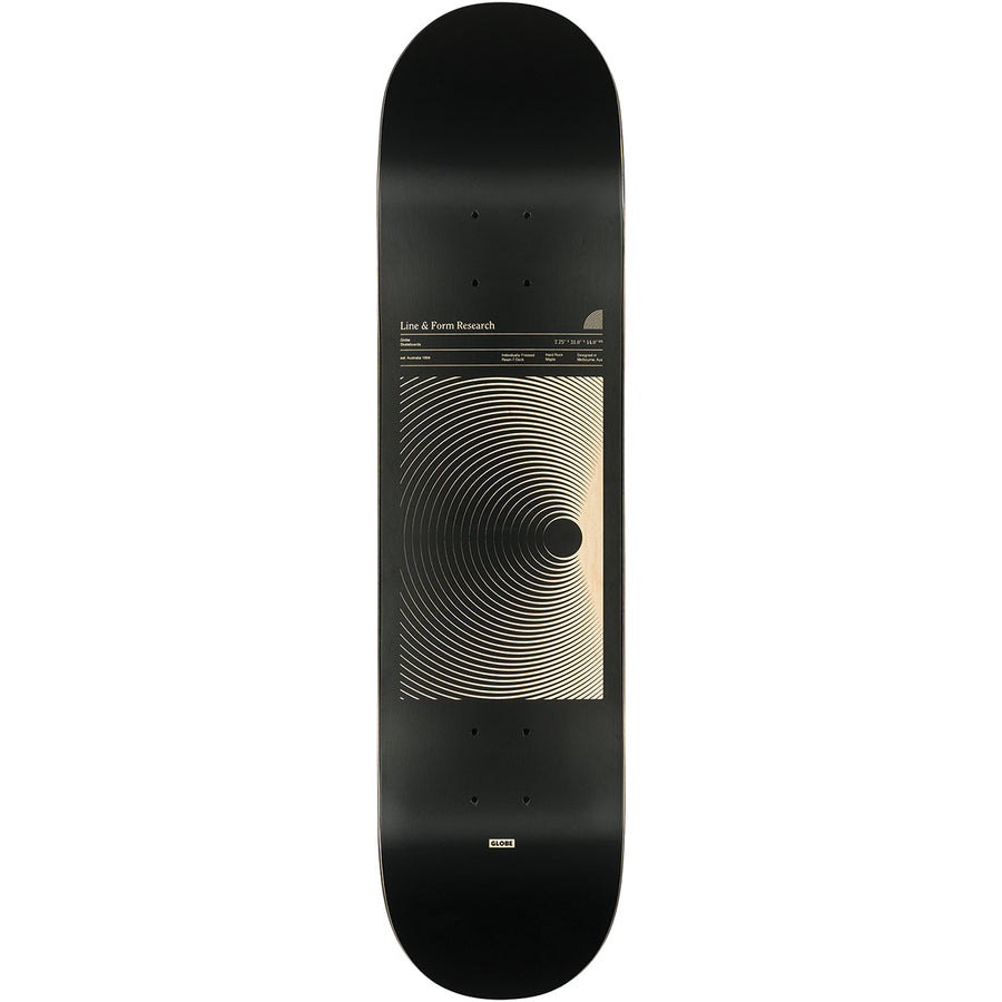 Globe Skateboard G1 Lineform Deck Black 7.75'' - [ka(:)rısma] showroom & concept store