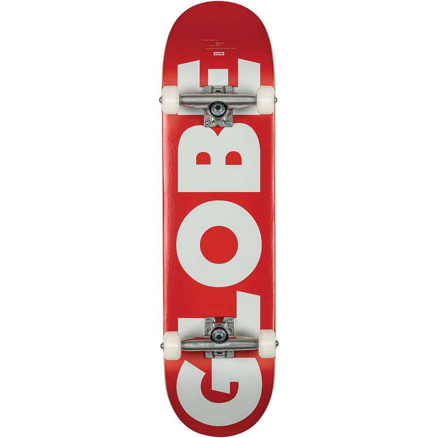 Globe Skateboard G0 Fubar Complete Red/White 8.25'' - [ka(:)rısma] showroom & concept store