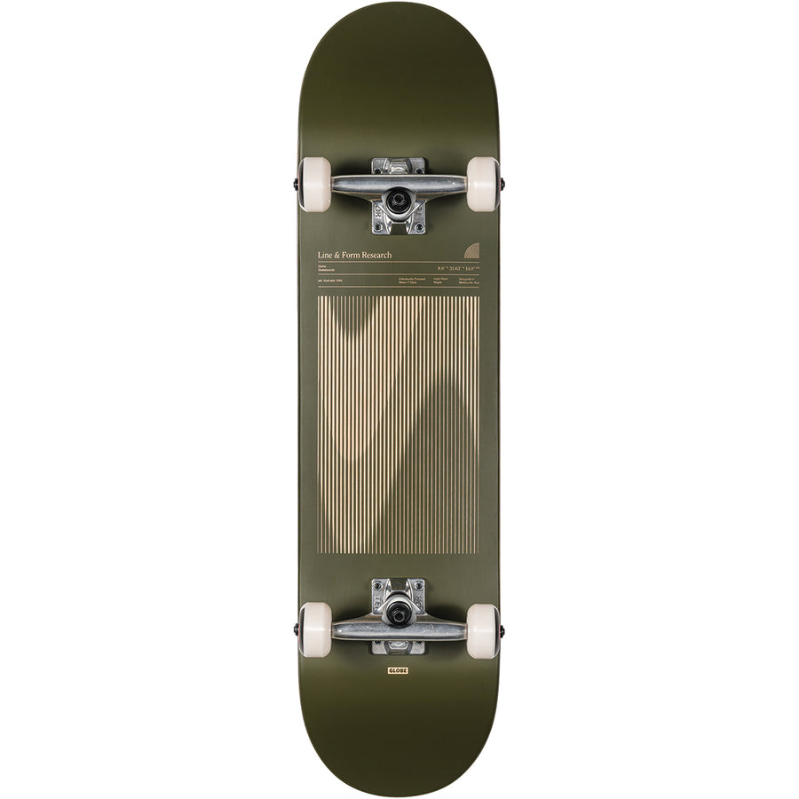 Globe Skateboard G1 Lineform Complete Olive 8.0'' - [ka(:)rısma] showroom & concept store