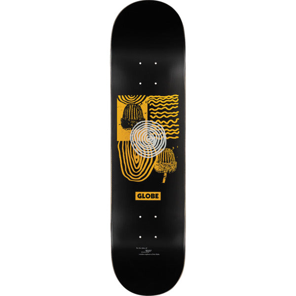 Globe Skateboard G1 Fairweather Deck Black / Yellow 8.0'' - [ka(:)rısma] showroom & concept store