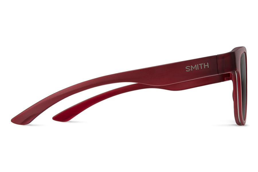 Smith Sunglasses Agency Matte Crystal Deep Maroon - [ka(:)rısma] showroom & concept store