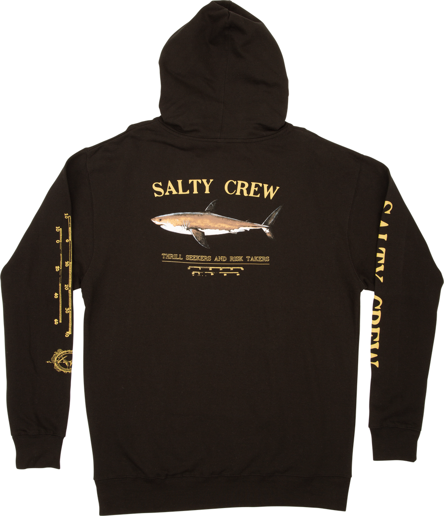 Salty Crew Bruce Hooded Fleece Black - [ka(:)rısma] showroom & concept store