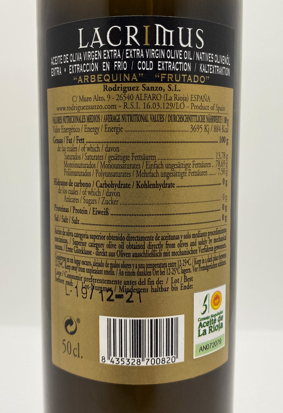 Lacrimus Bio Olive Oil 
