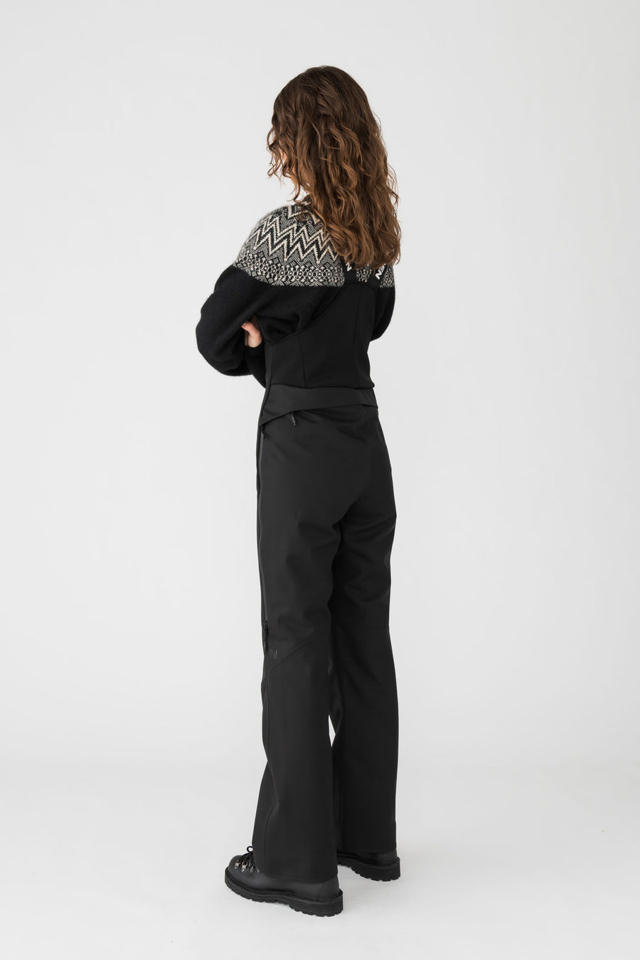 Holden Women's Seamless Fair Isle Sweater Black - [ka(:)rısma] showroom & concept store