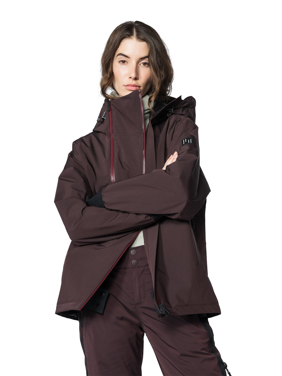 Holden Women's ASYM Alpine Jacket Aubergine - [ka(:)rısma] showroom & concept store