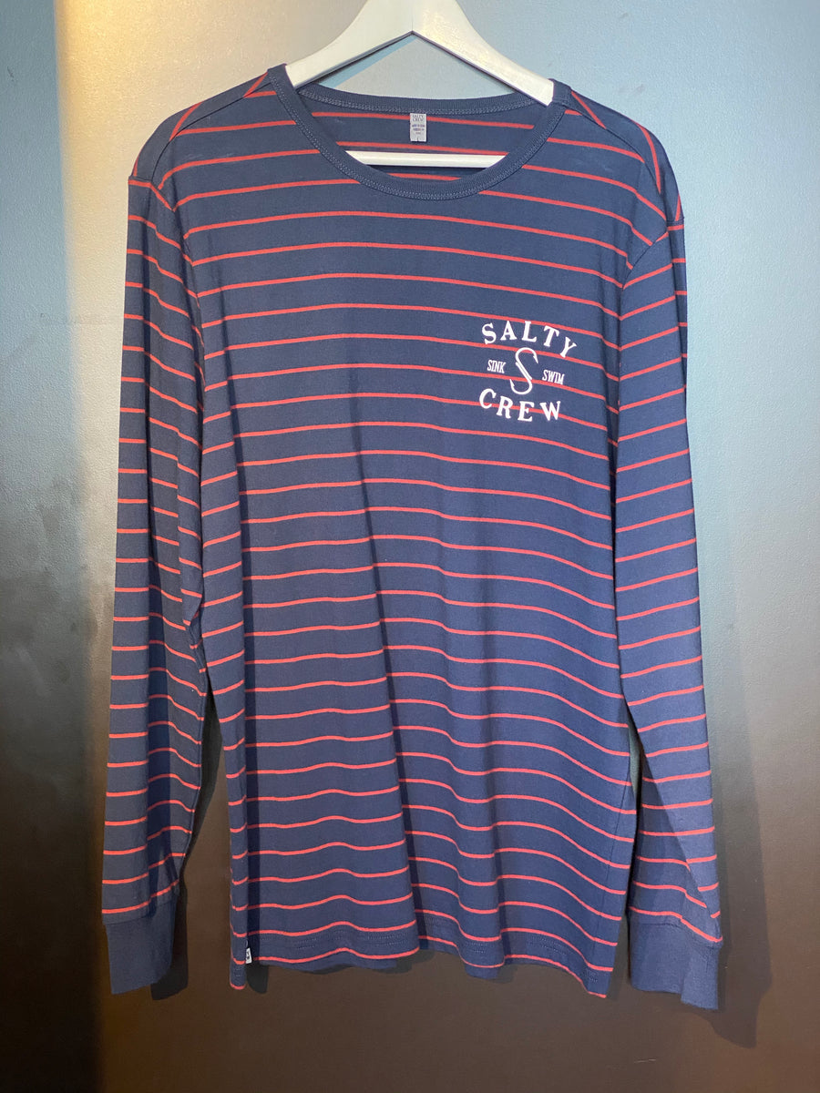 Salty Crew Glass Off L/S Knitted Tee Navy - [ka(:)rısma] showroom & concept store