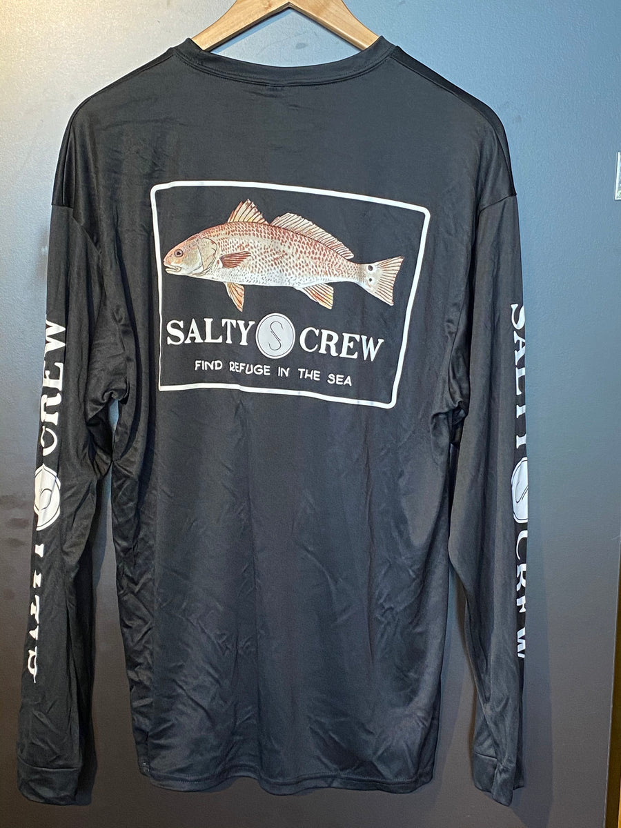 Salty Crew Spot Tail L/S Tech Tee Black - [ka(:)rısma] showroom & concept store