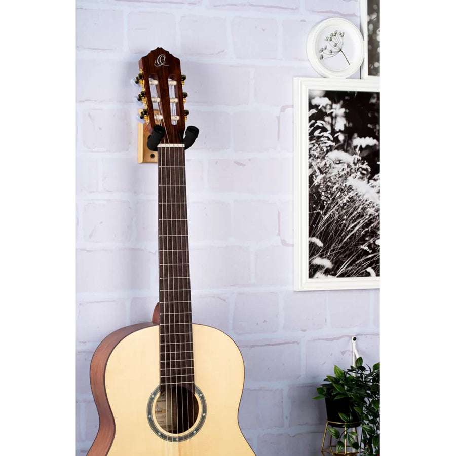 Ortega Guitar Wall Hanger Cherry Wood base, Natural - [ka(:)rısma] showroom & concept store