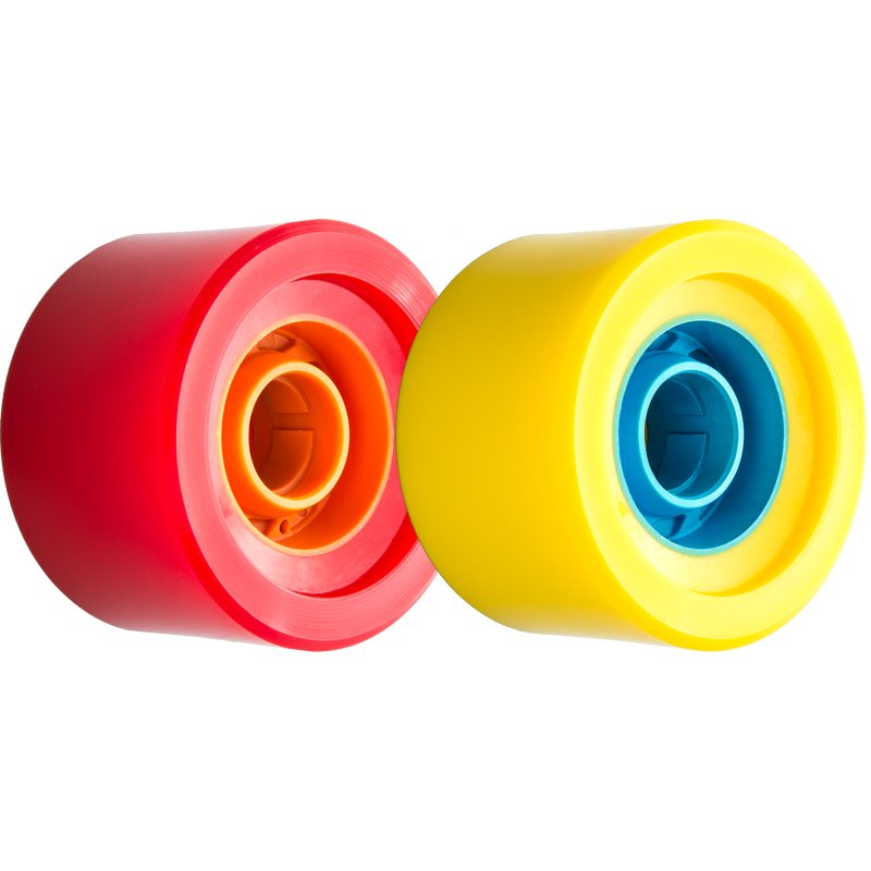 Seismic Skate Urchin Wheels Yellow 75mm 80a - [ka(:)rısma] showroom & concept store
